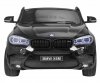 BMW X6M XXL dla 2 dzieci Lakier Czarny SUV + Pilot + Ekoskóra